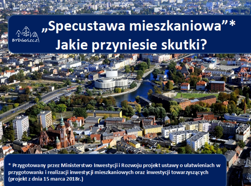 Bydgoszcz ma wątpliwości co do kierunku prac nad specustawą mieszkaniową