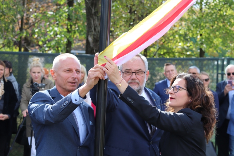 Otwarto skwer  prezydenta Adamowicza