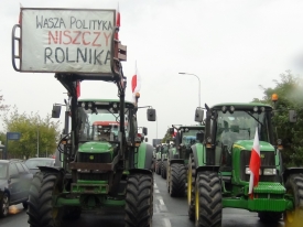 ,,Naszą intencją nie było blokowanie Bydgoszczy, ale zostali rolnicy do tego zmuszeni”