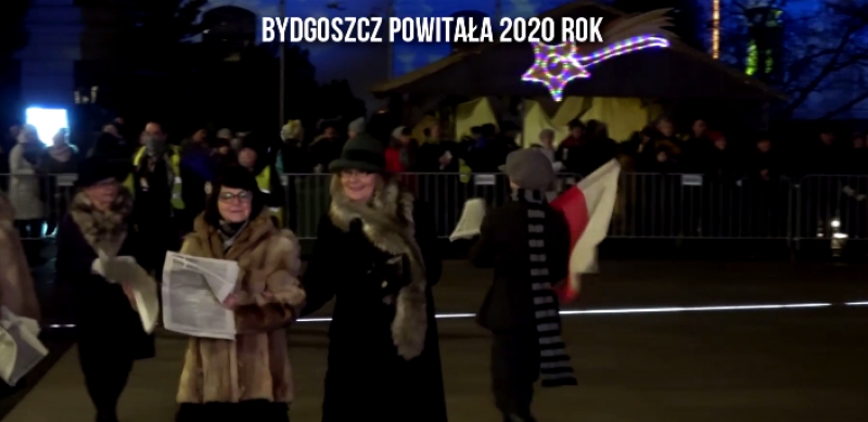Tak Bydgoszcz powitała Nowy Rok