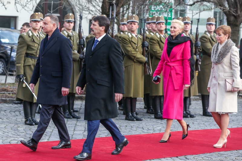Prezydenci Węgier i Polski wspólnie świętowali w Veszprém