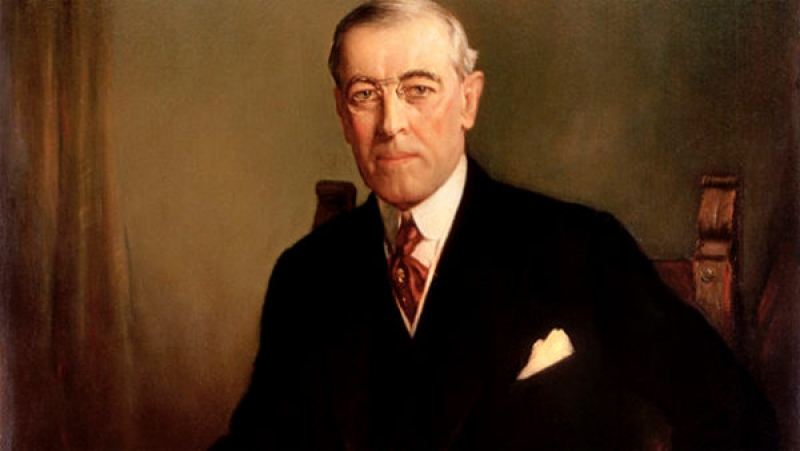 Sto lat temu do Europy przypłynął prezydent Woodrow Wilson