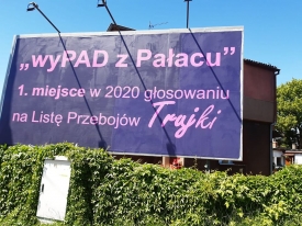 W Bydgoszczy pojawiły się bilboardy nawiązujące do kontrowersji w radiowej ,,Trójce”