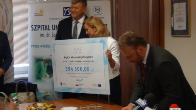 Minister Zdrowia przekazał wsparcie dla inowrocławskiego szpitala