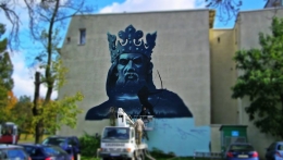 Bydgoszcz ma mural z wizerunkiem Kazimierza Wielkiego	