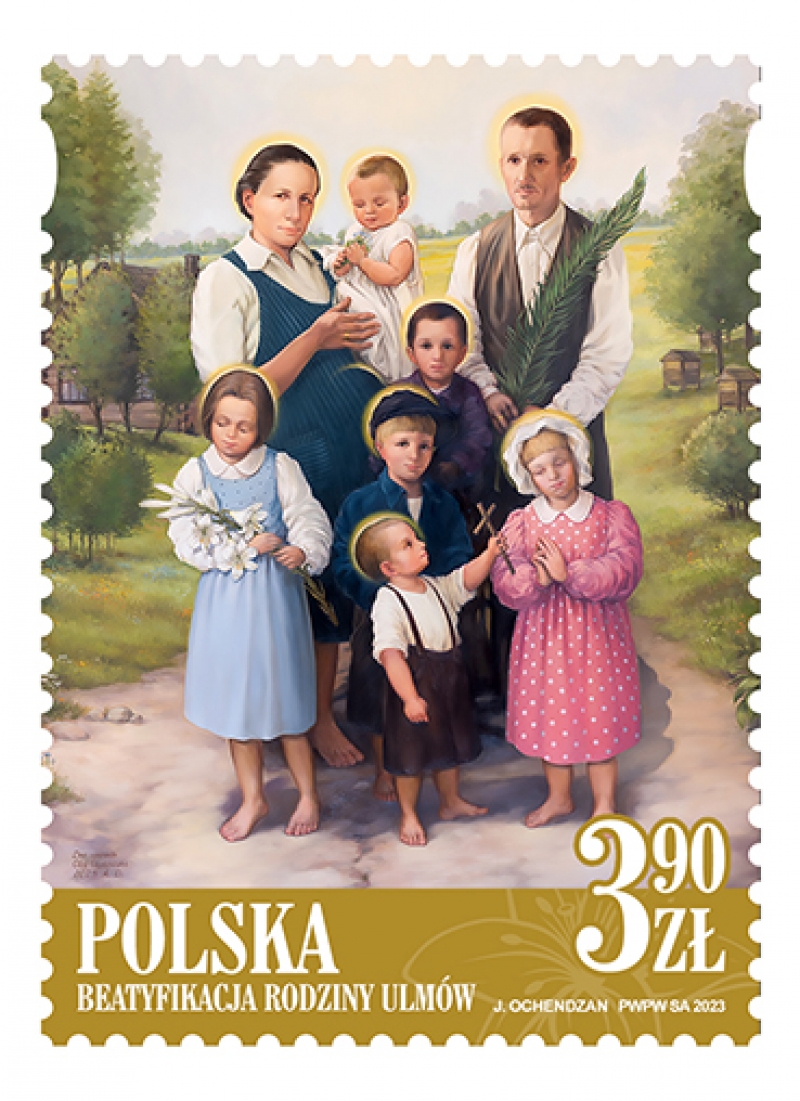 Poczta Polska znaczkiem uczciła rodzinę Ulmów
