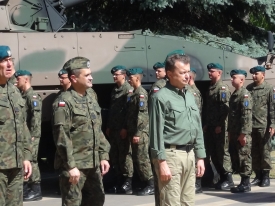 Minister Błaszczak uczestniczył w zmianie dowódcy Inspektoratu Wsparcia Sił Zbrojnych