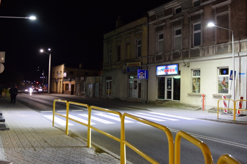 Kolejne przejścia dla pieszych w centrum Inowrocławia stały się bezpieczniejsze