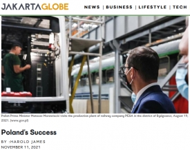 Indonezyjski portal ilustruje zdjęciem z bydgoskiej fabryki ,,polski sukces” gospodarczy