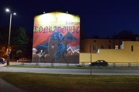 Mural z księciem Kujawskim zyskał nowe oblicze