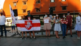 Protest solidarności w Bydgoszczy