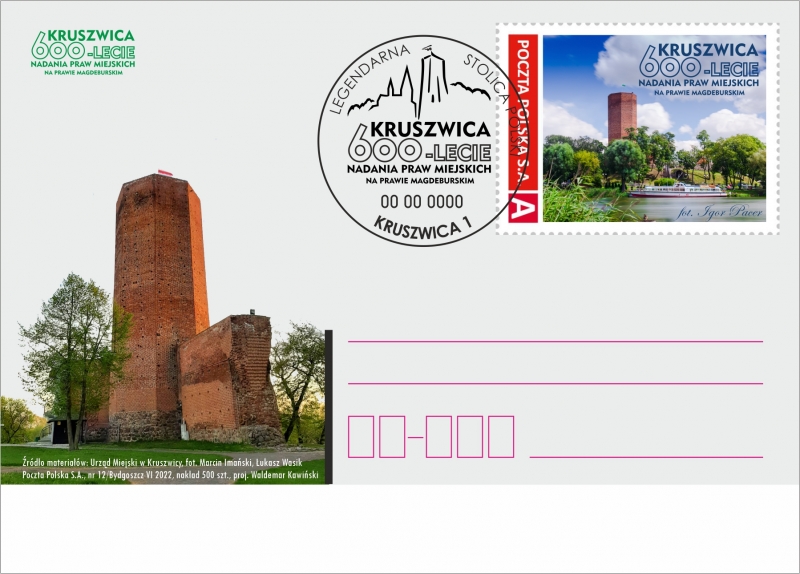 Poczta Polska specjalnymi wydawnictwami uczciła jubileusz 600-lecia praw miejskich Kruszwicy