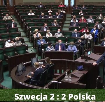 Gdy Polska grała ze Szwecją Sejm debatował, ale posłowie myślami byli w Petersburgu