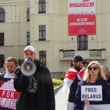 ,,Białorusini śmieją się z propagandy reżimu o czarnych pająkach z Bydgoszczy”