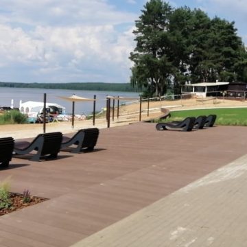 Plaża w Pieczyskach wita w nowej odsłonie