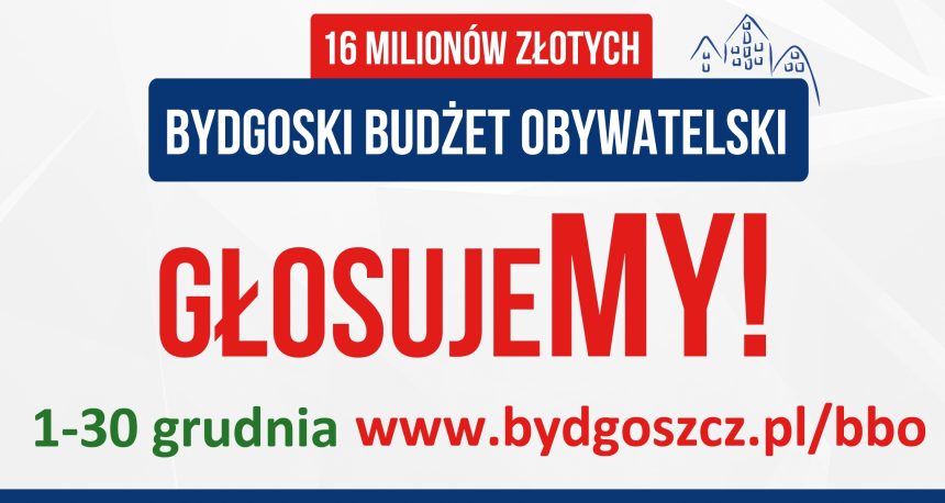 Grudzień miesiącem głosowania w Bydgoskim Budżecie Obywatelskim