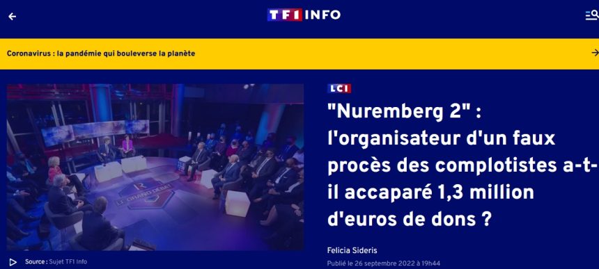 zrzut ze strony TF1 France
