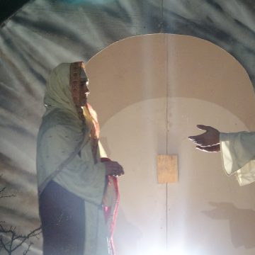 7a3a0938a3afa630250f13f1602b32d2 Skrót bydgoskiego misterium ,,W imię Pana”. Nie brakuje nawiązań do św. Jana Pawła II