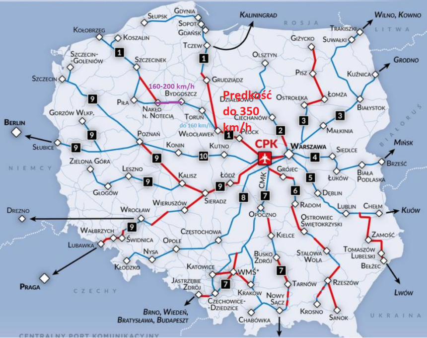 Politycy obrzucają się sloganami w sprawie CPK, a Bydgoszcz stawiana jest na uboczu