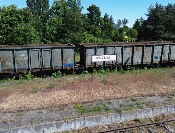 DJI_0112 Z Kcyni do Bydgoszczy zanosi się na jedynie trzy sensowne połączenia. A jest potencjał na czasy podobne do osobówek