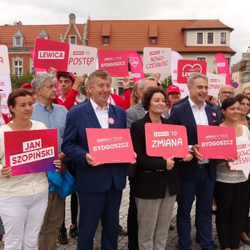 Minister Schreiber inauguruje kampanie, Lewica pokazuje na zakład karny