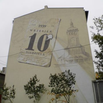 Mural przypomni przechodniom tragiczne wydarzenia z 10 września 1939 roku