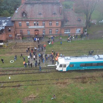 Po kilku latach w Pruszczu Bagienicy pojawił się pierwszy pociąg