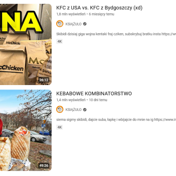 Screenshot 2024-12-30 at 11-33-23 (628) bydgoszcz - YouTube Bydgoszcz na YouTube w 2024 roku. Wizerunek budowany na fast foodach