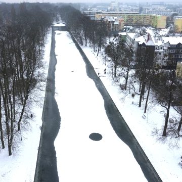 DCIM100MEDIADJI_0410.JPG Zima, śnieg i srogi krajobraz Kanału Bydgoskiego. Czyż to nie jest piękne?