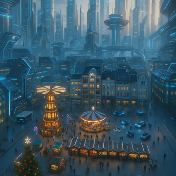 Tak Bydgoszcz może wyglądać w 2060 roku. Przynajmniej zdaniem sztucznej inteligencji