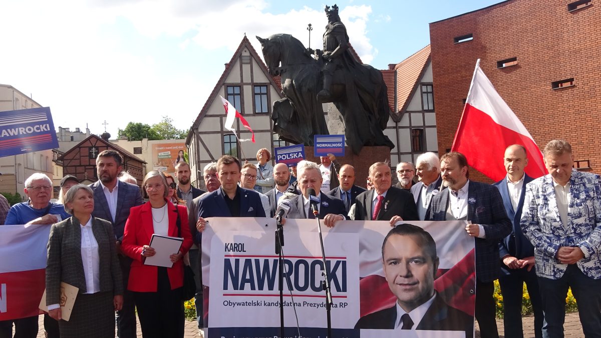 Były wicepremier w Bydgoszczy zachęcał do głosowania na Nawrockiego. Nie brakowało gorzkich słów do rządu w kontekście bydgoskim DSC00664