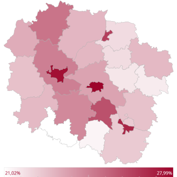 Znaczny skok frekwencji w kujawsko-pomorskim. Bydgoszcz i Toruń idą na rekord