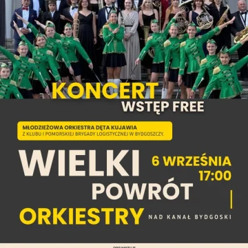 Po ponad 80 latach nad Kanał Bydgoski wróci  orkiestra dęta