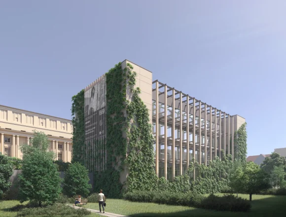 FP_budynek_administracyjny Ostatecznie tylko dwie firmy zainteresowane rozbudową Filharmonii. Może wyjść znacznie taniej niż planowano