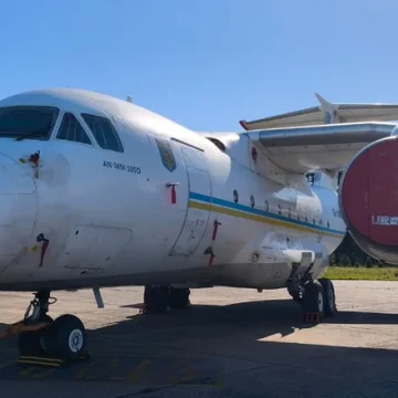 Ukraiński samolot rządowy na dłużej zadomowił się w Bydgoszczy