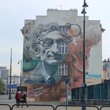 Bydgoski mural mogła stworzyć sztuczna inteligencja. Wywołuje to poważną dyskusję o etyce
