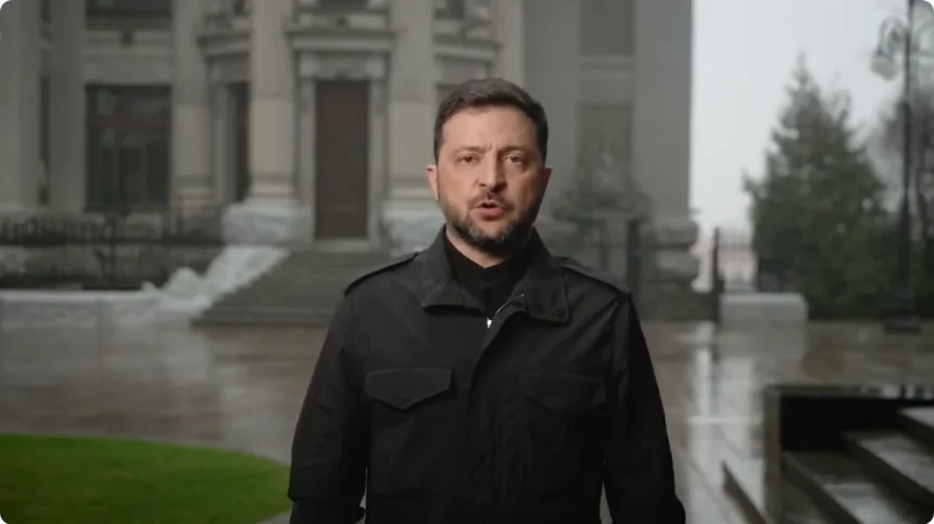 Screenshot 2025-11-21 at 16-41-43 Zelenski do narodu Przed nami bardzo ciężki tydzień - YouTube Zelenski do narodu: Albo 28 punktów, albo niezwykle ciężka zima