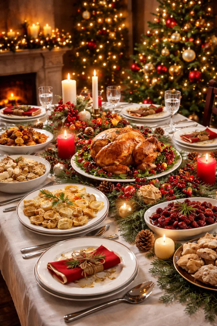 20251223_1241_Stół Wigilijny_simple_compose_01kd5g6j9mfrntd5374rsxqqd2 Czy świąteczne jedzenie to powód do poczucia winy? Dietetyczka ma dwie rady