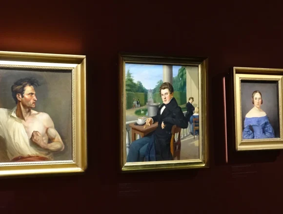 DSC03443 Otwarto wystawę cenionego w Europie, a zarazem niepokornego malarza