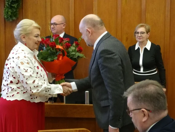DSC03543 Inowrocławski radny dostał wyróżnienie od przewodniczącej sejmiku. W praktyce od koleżanki politycznej