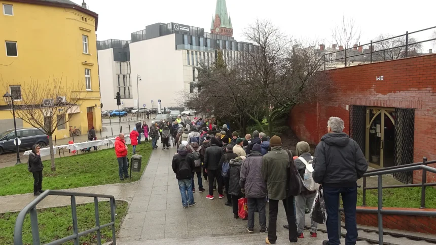 Pod Blankami zorganizowano Wigilię dla osób w kryzysie bezdomnosći
