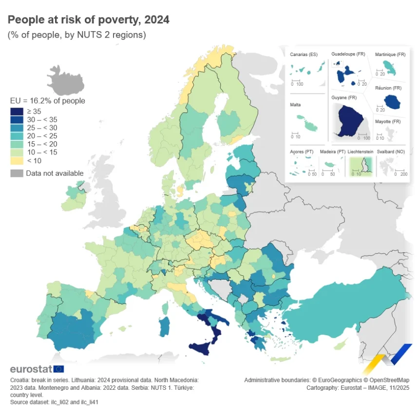 Według Eurostatu prawie co piąty mieszkaniec kujawsko-pomorskiego zagrożony ubóstwem