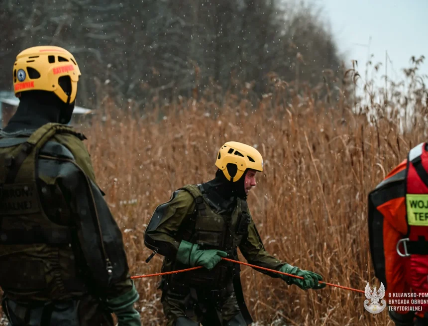 Szkolenie wodne Borówno-01 Wojska Obrony Terytorialnej będą gotowe wspomagać ratowników wodnych