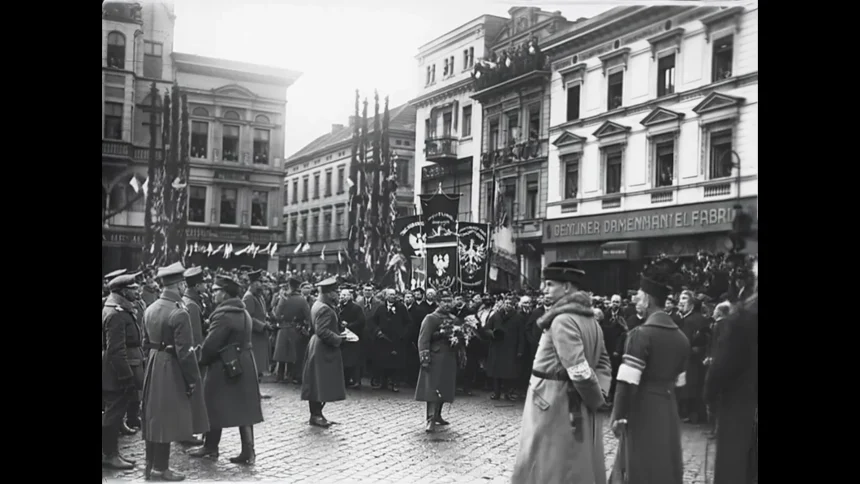 Tak mógł wyglądać 20 stycznia 1920 roku.  Rekonstrukcja wideo