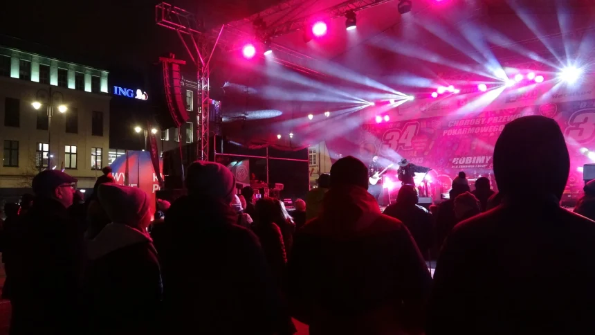 DSC03726 Mróz okazał się zbyt słaby, aby zgasić gorące serca w 34. finale WOŚP