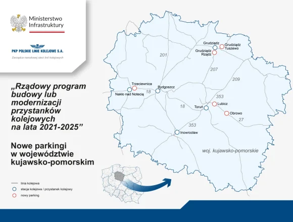 Przystanki w Kujawskopomorskiem_Obszar roboczy 1 W Trzeciewnicy pod Nakłem powstało Park&Ride