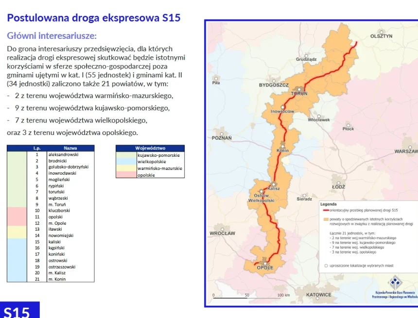 Zdaniem eksperta S15 to fantasmagoria samorządowców, której nie da się merytorycznie obronić
