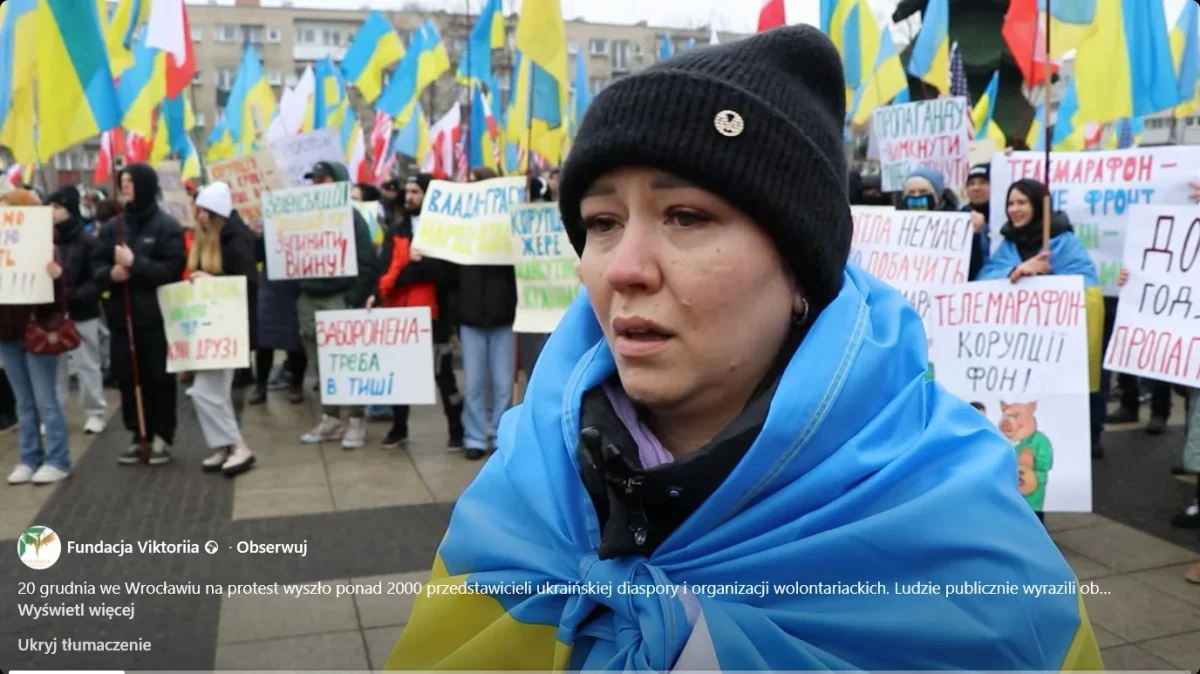 Ukraińskie media piszą o płaceniu za udział w manifestacjach w Polsce. Jedną z głównych bohaterek Bydgoszczanka Screenshot 2026-02-07 at 14-10-54 Facebook