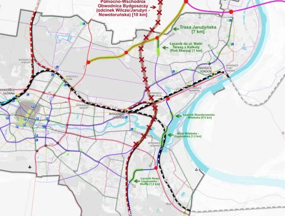 Trasa Jarużyńska i trasa Witebska zamiast dotychczasowej koncepcji obwodnicy?