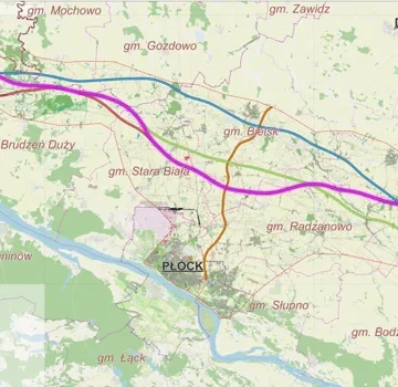 913d0cf9-7554-4aca-9398-02c3170b61b8 Ustalono przebieg S10 na wschód od Włocławka